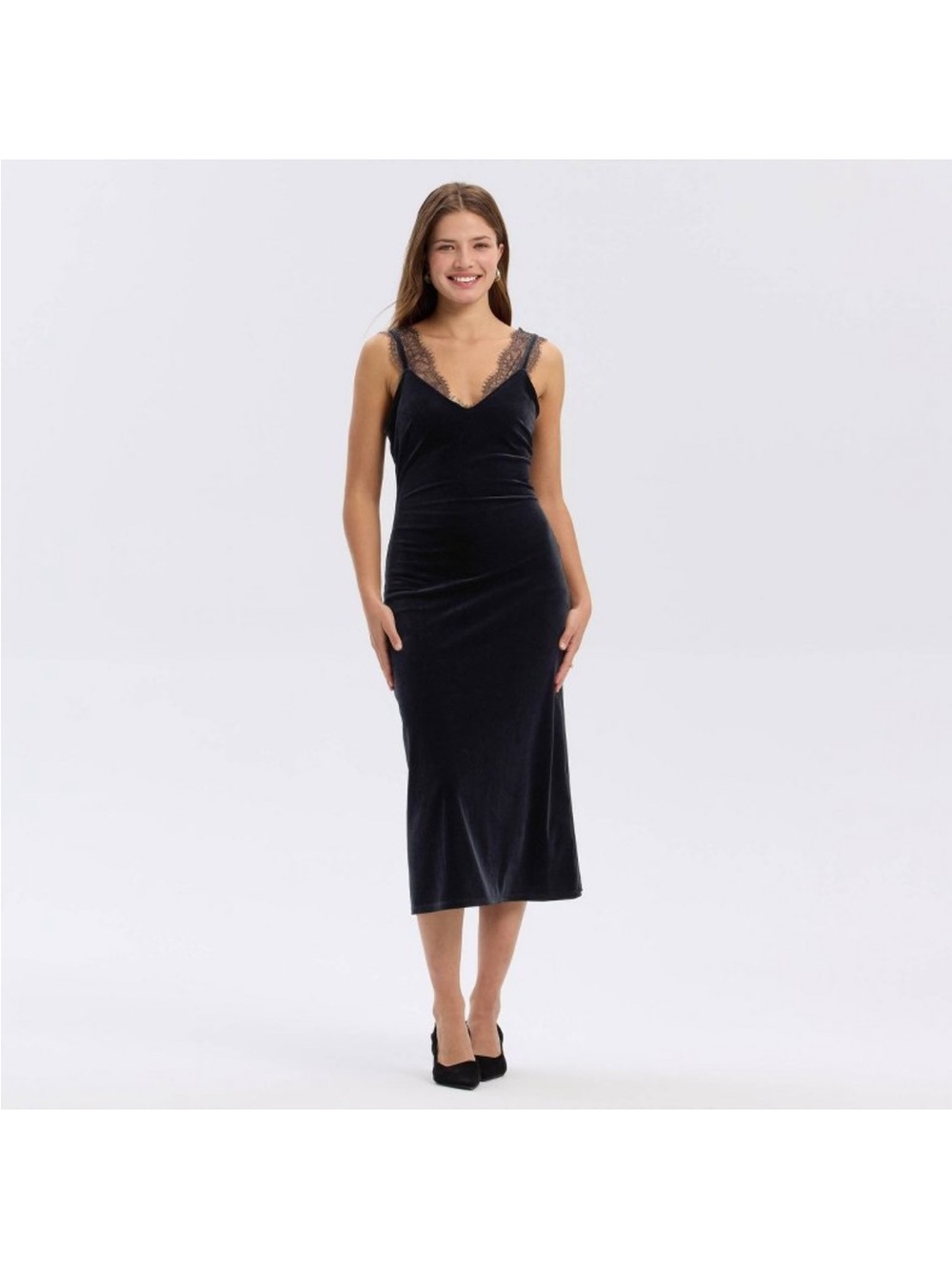 NWT Velvet Midi Slip Dress from A New Day